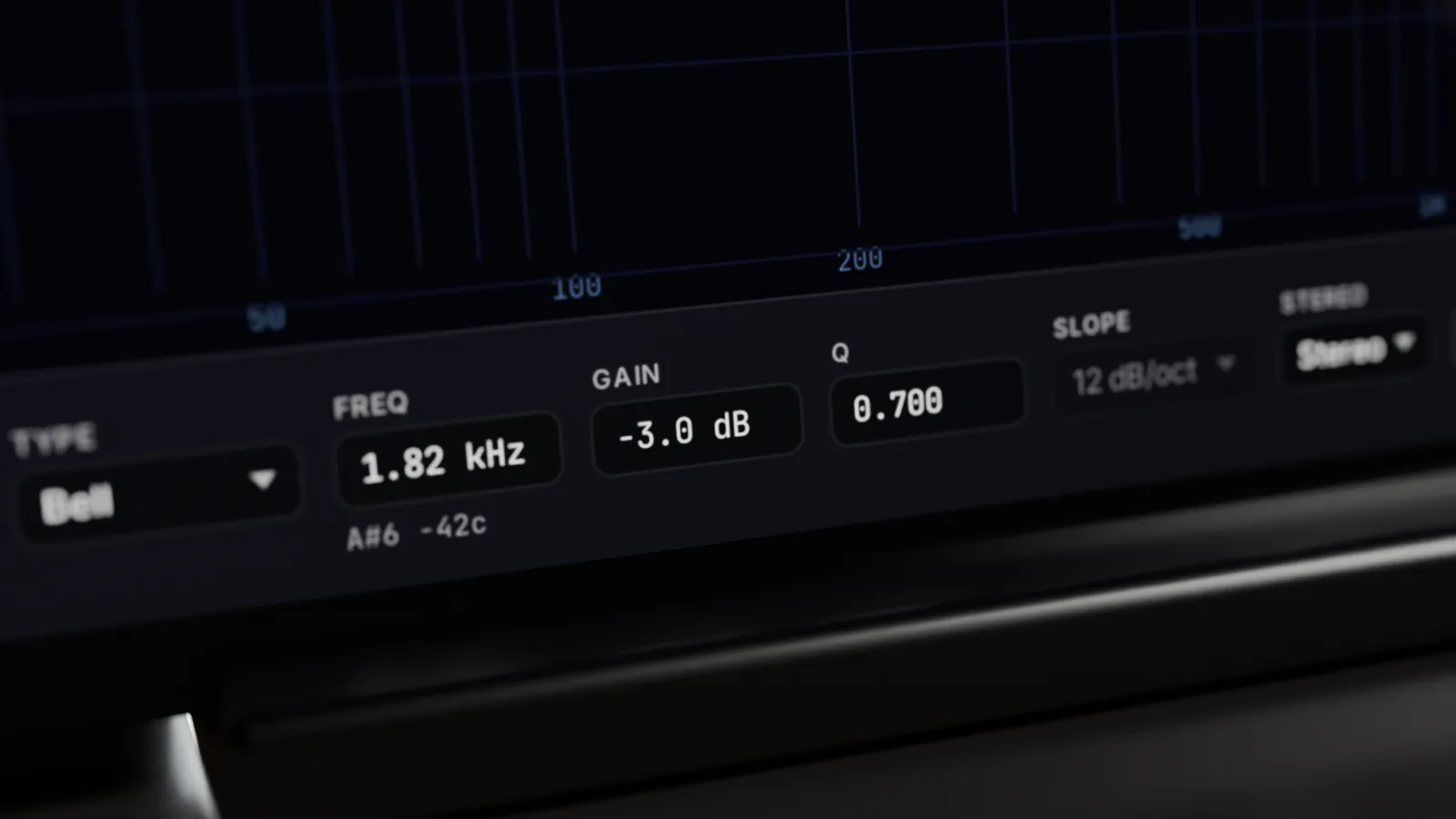Secret Parametric EQ: Band-Regler